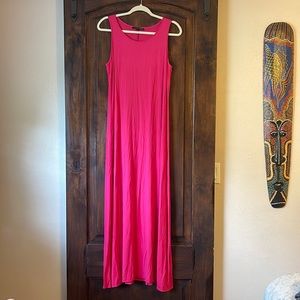 Pink maxi dress